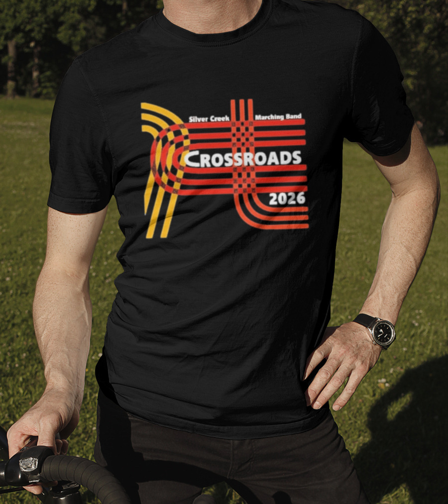 Silver Creek Marching Band Crossroads 2026 Intersection Pathway T-Shirt