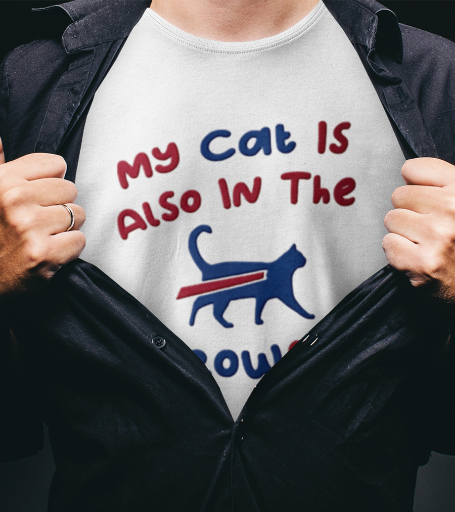 Buffalo Bills My Cat Is Also In The Meowfia T-Shirt