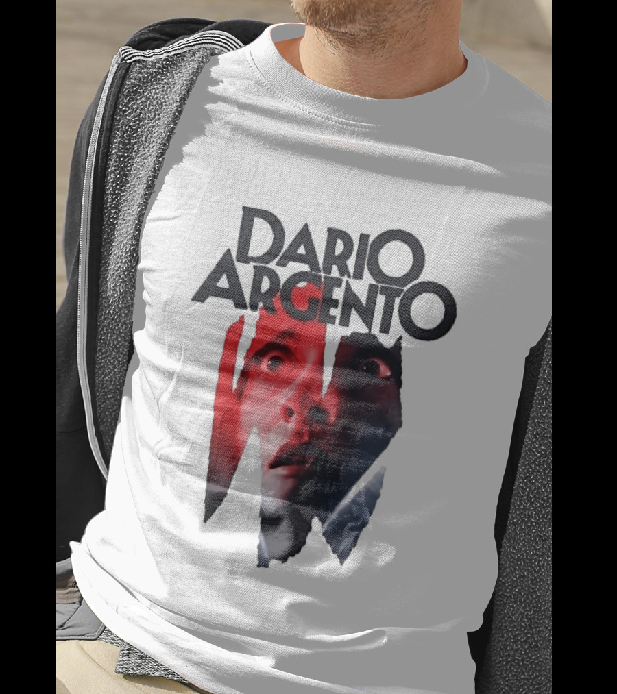 Dario Argento Horror Film Director Giallo Thriller Iconic Face T-Shirt