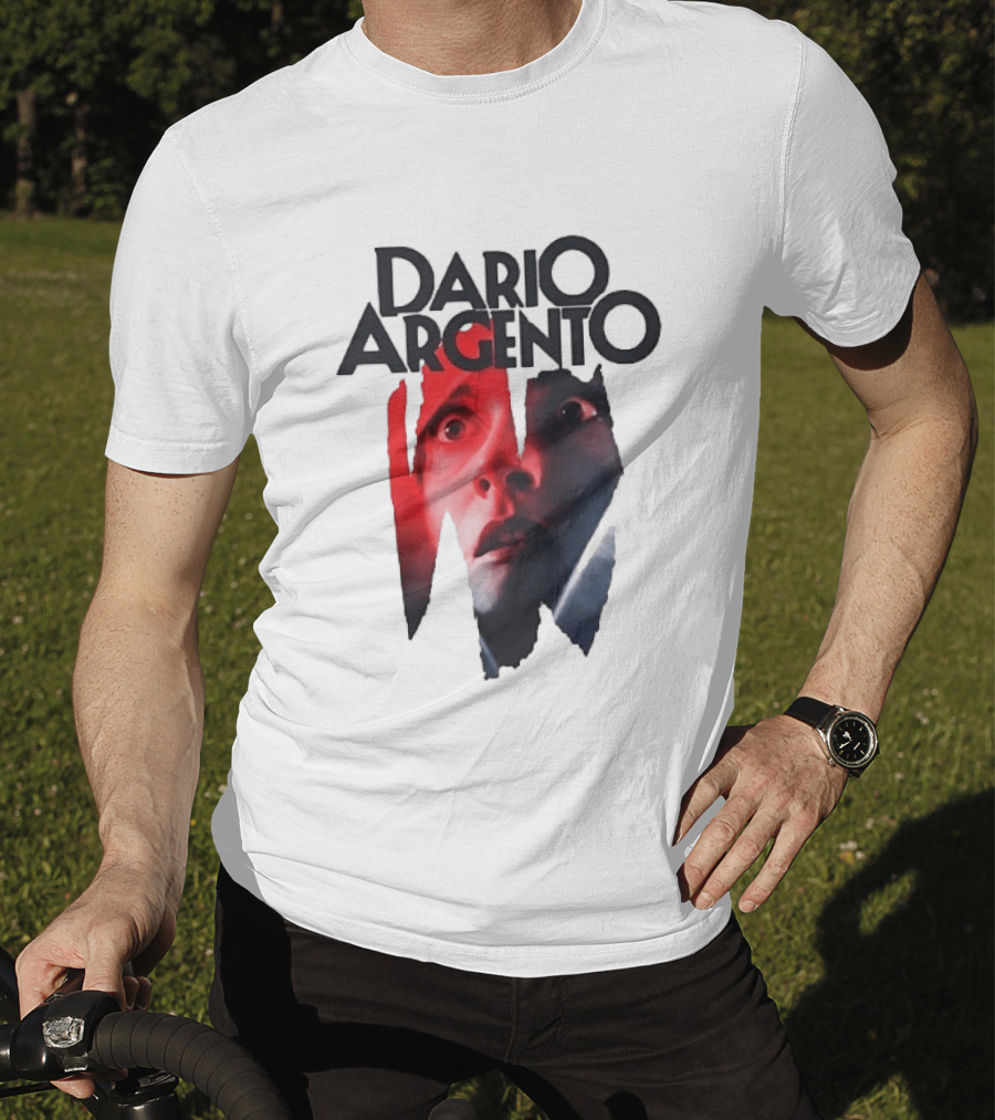 Dario Argento Horror Film Director Giallo Thriller Iconic Face T-Shirt
