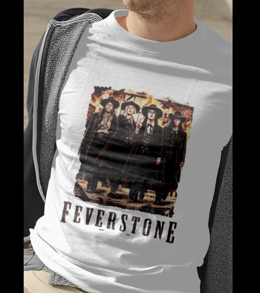 Feverstone Western Outlaw Group Cowboy Gunslinger T-Shirt