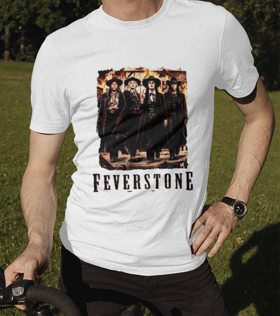 Feverstone Western Outlaw Group Cowboy Gunslinger T-Shirt