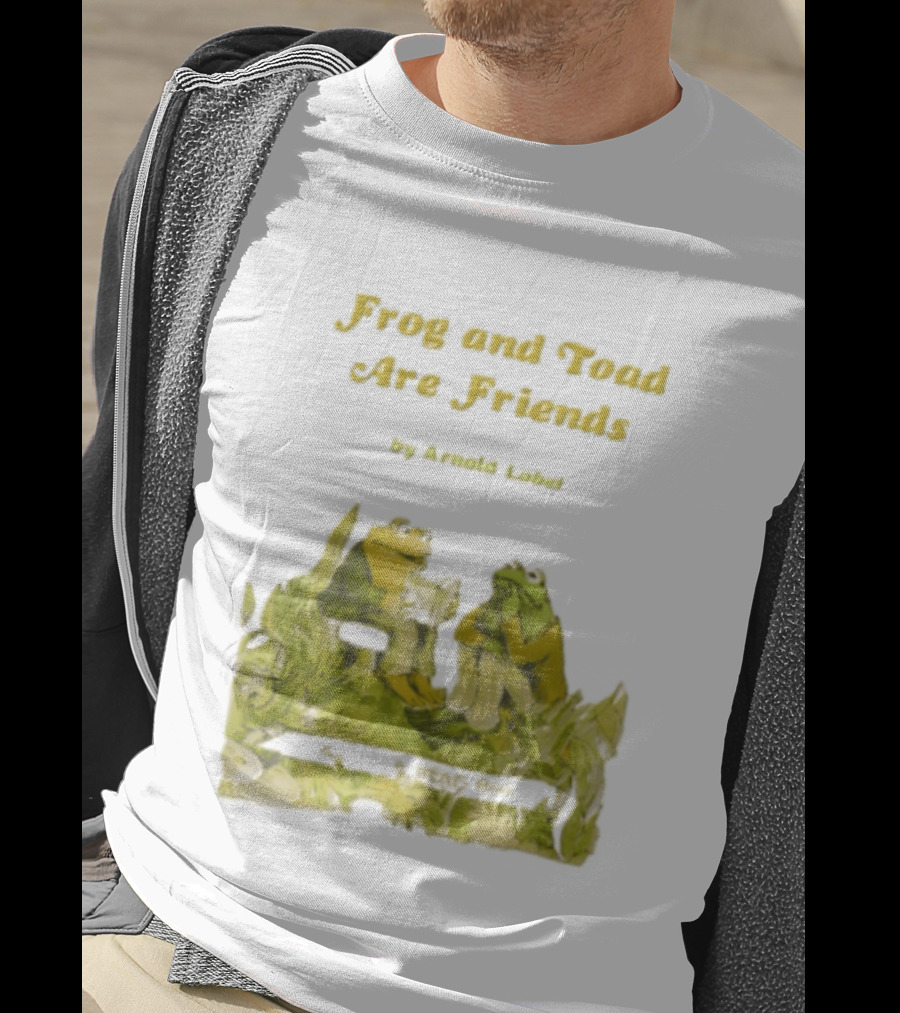 Frog And Toad Are Friends By Arnold Lobel Book Cover T-Shirt