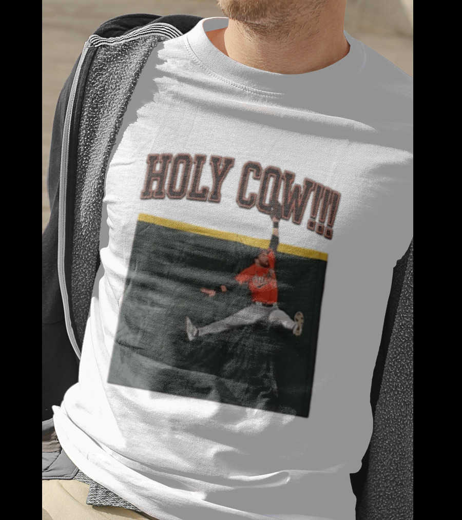 Holy Cow Colton Cowser Baltimore Orioles Catch 2026 T-Shirt