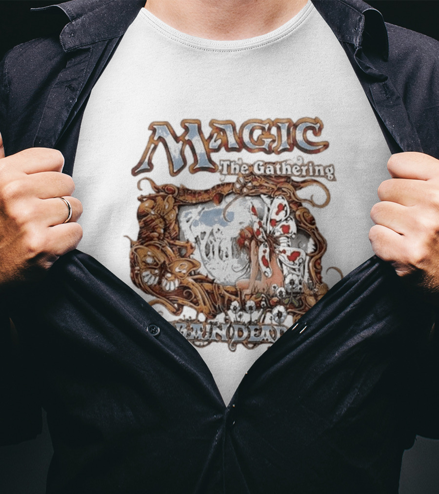 Magic The Gathering Brain Dead Butterfly Forest T-Shirt