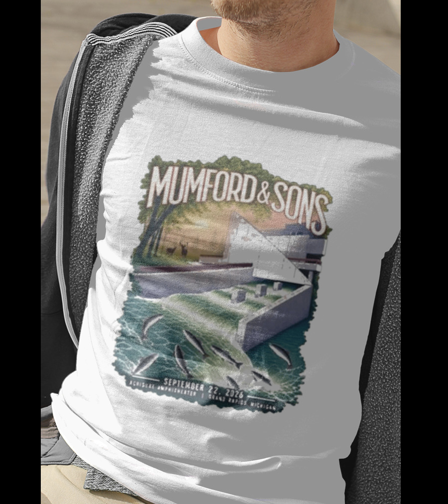 Mumford & Sons September 22 2026 Grand Rapids Michigan Acrisure Amphitheater T-Shirt