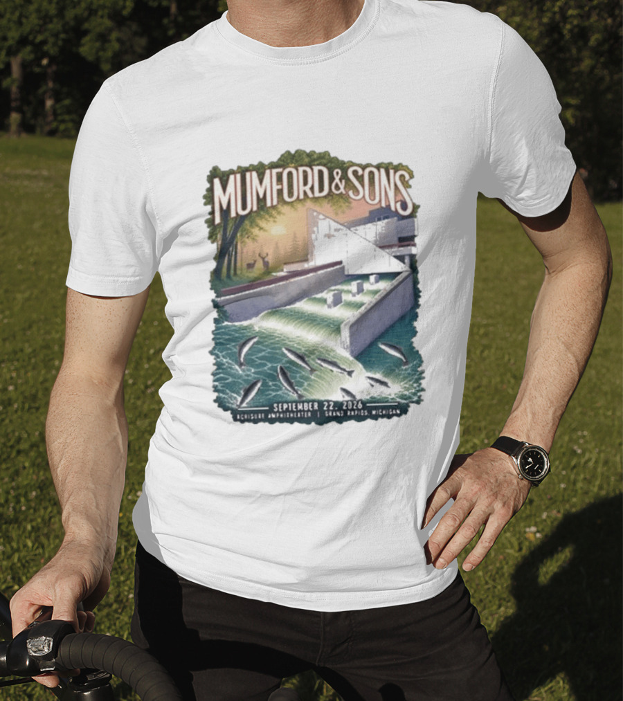 Mumford & Sons September 22 2026 Grand Rapids Michigan Acrisure Amphitheater T-Shirt