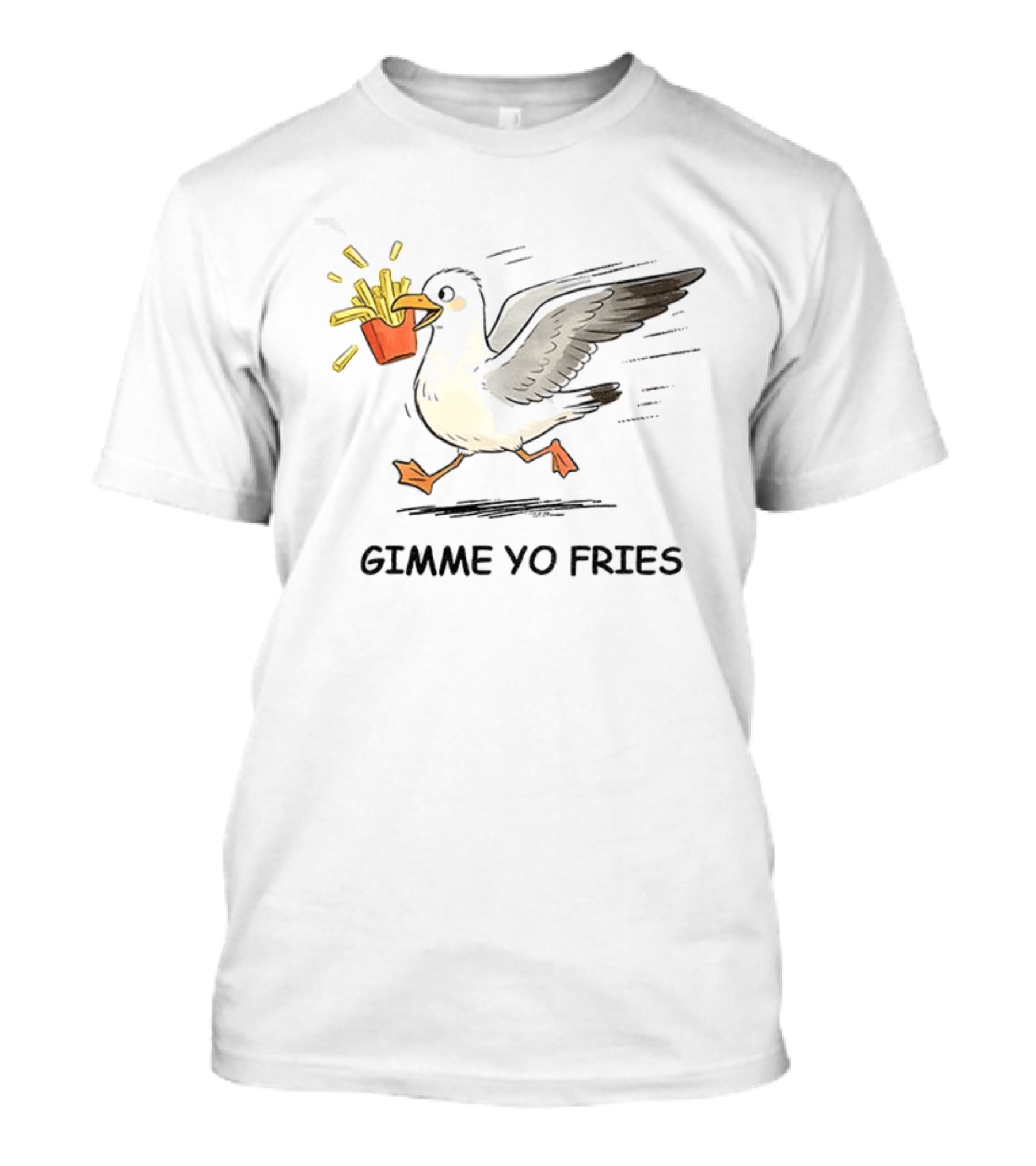 Seagull Gimme Yo Fries Speedy Snack Chase T-Shirt