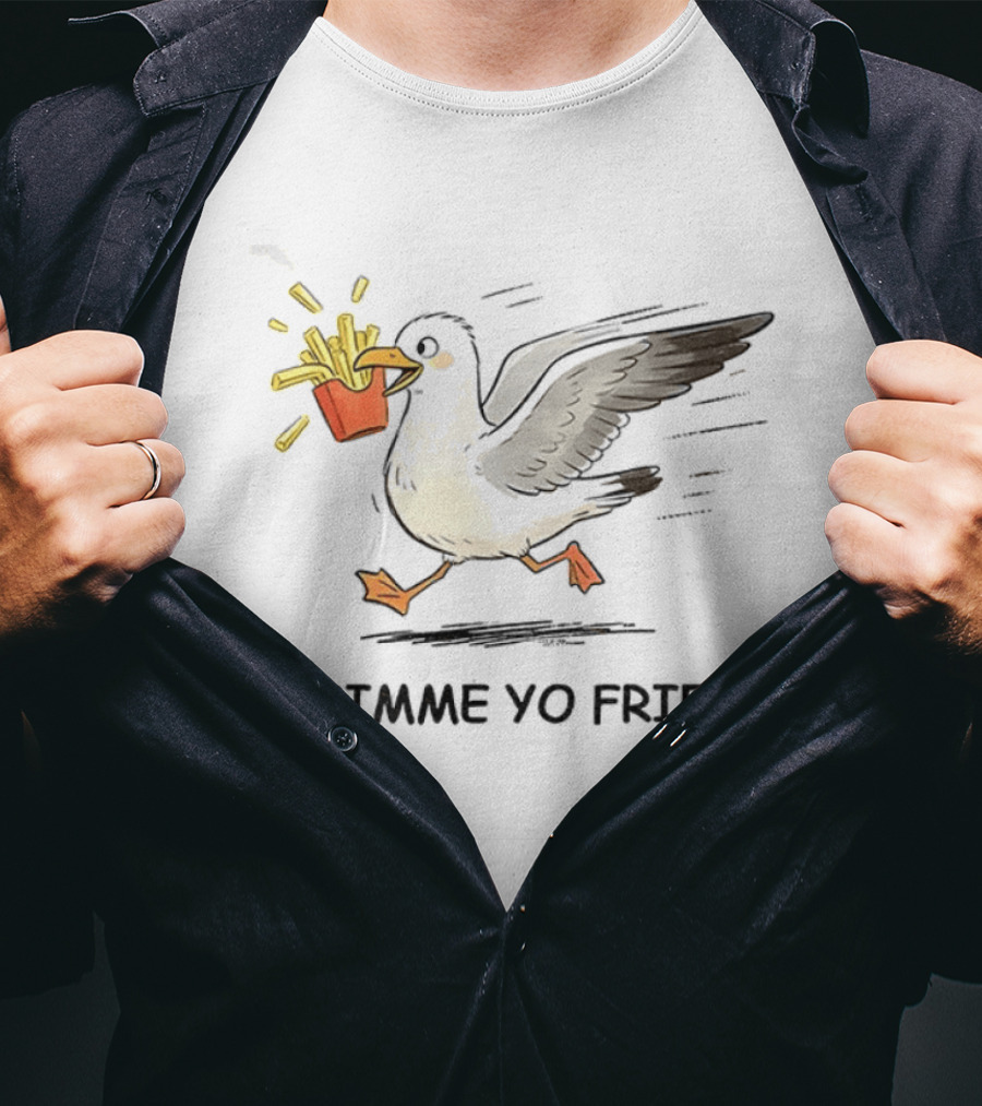 Seagull Gimme Yo Fries Speedy Snack Chase T-Shirt