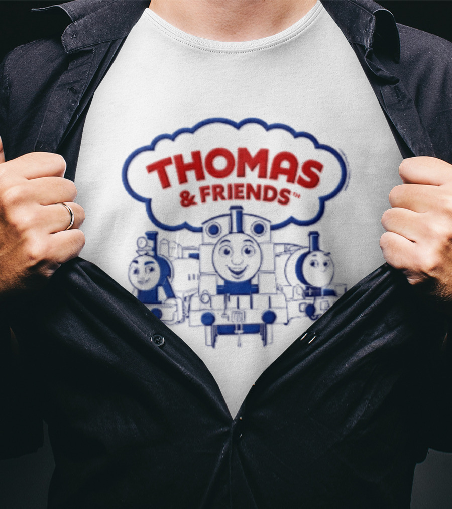 Thomas & Friends Blue Line Train Characters T-Shirt