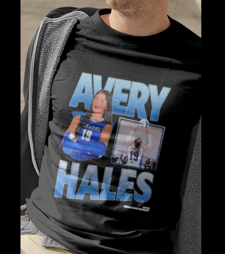 Avery Hales Indiana State Sycamores Volleyball No 19 Setter T-Shirt