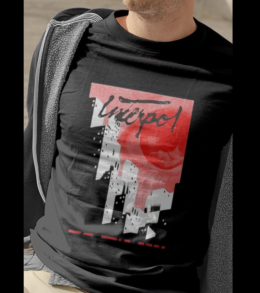 Interpol New York September 27 2026 Tour Cities Skyline Red Moon T-Shirt
