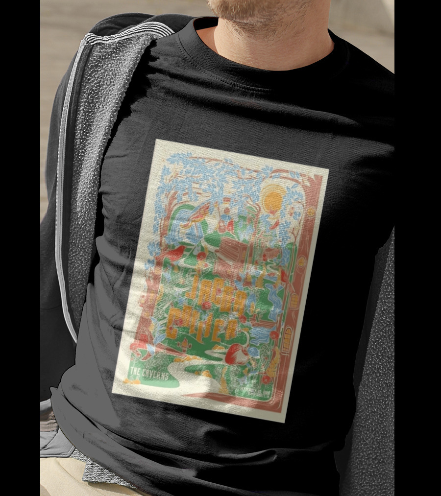 Jacob Collier The Caverns September 25 2026 Musical Forest Scene With Birds And Nature T-Shirt