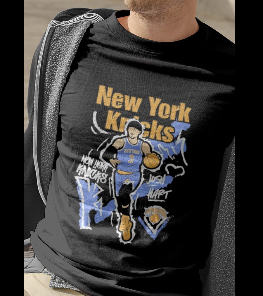 New York Knicks Josh Hart 3 NBA Basketball Player T-Shirt