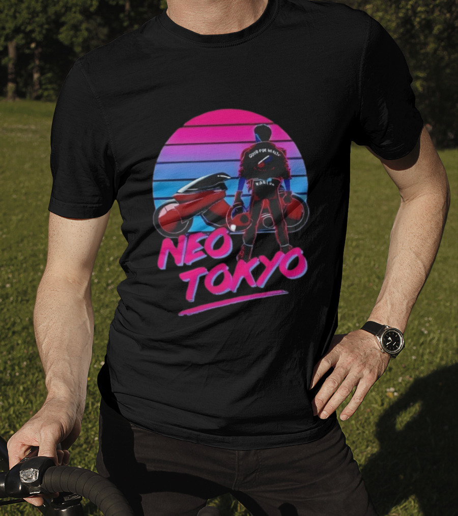 Kaneda Neo Tokyo Good For Health Bad For Education T-Shirt