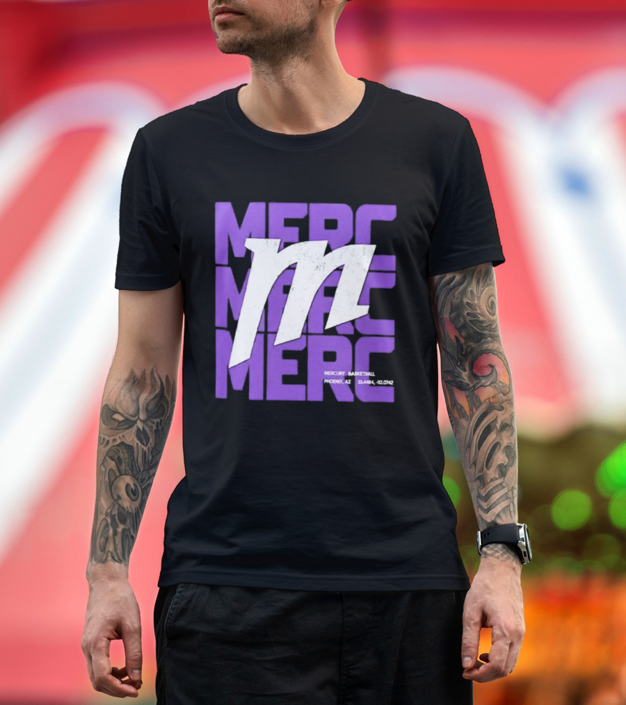 Phoenix Mercury X Factor MERC Basketball Team WNBA Arizona T-Shirt