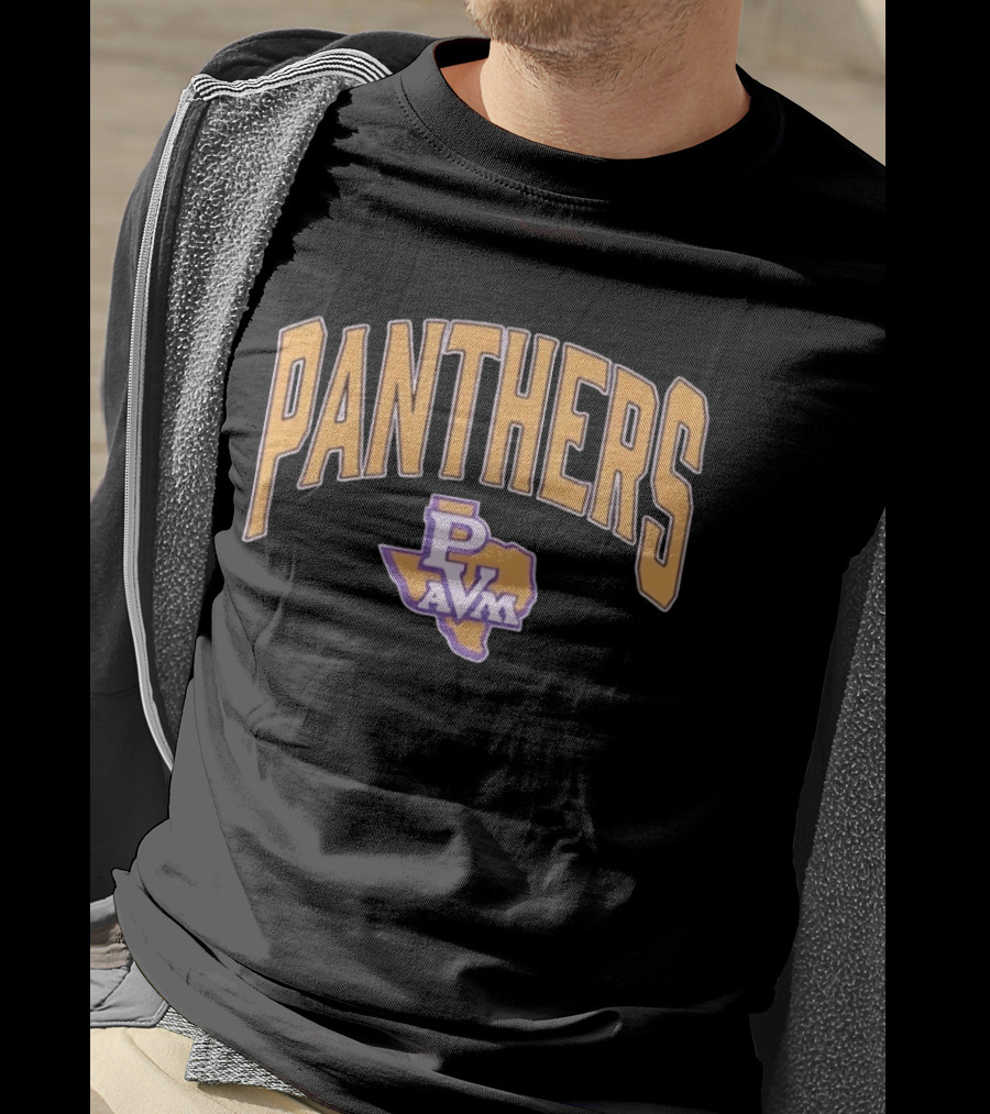 Prairie View A&M Panthers PVAMU PVM Texas Map T-Shirt
