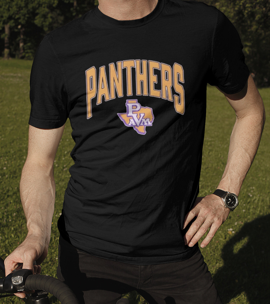 Prairie View A&M Panthers PVAMU PVM Texas Map T-Shirt
