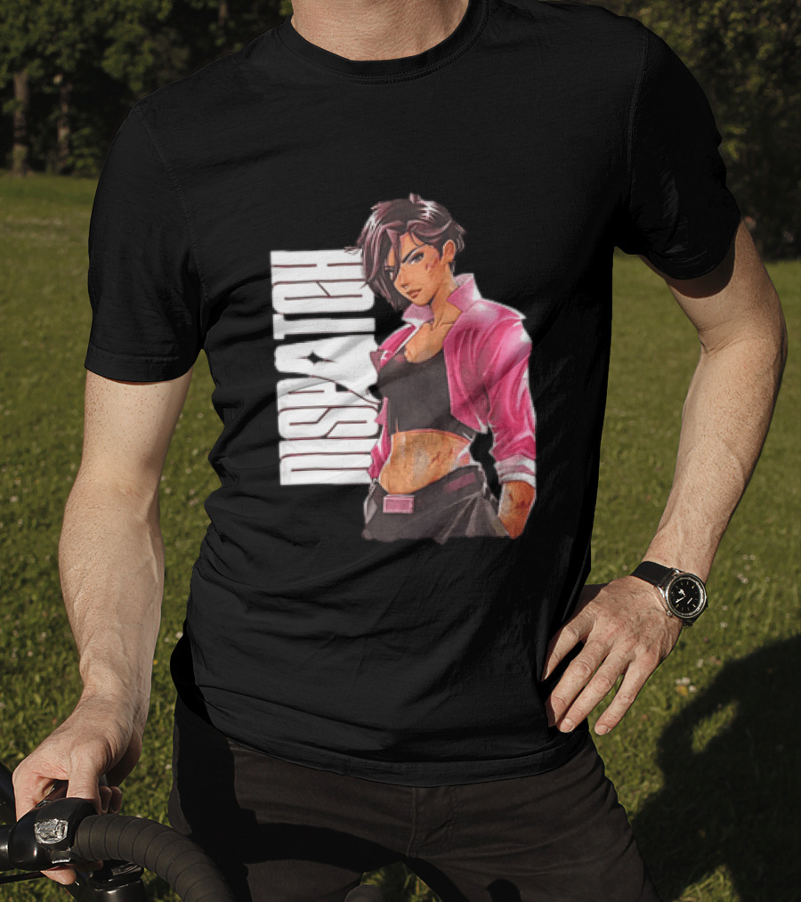 Dispatch Anime Girl Urban Style Two Sided T-Shirt
