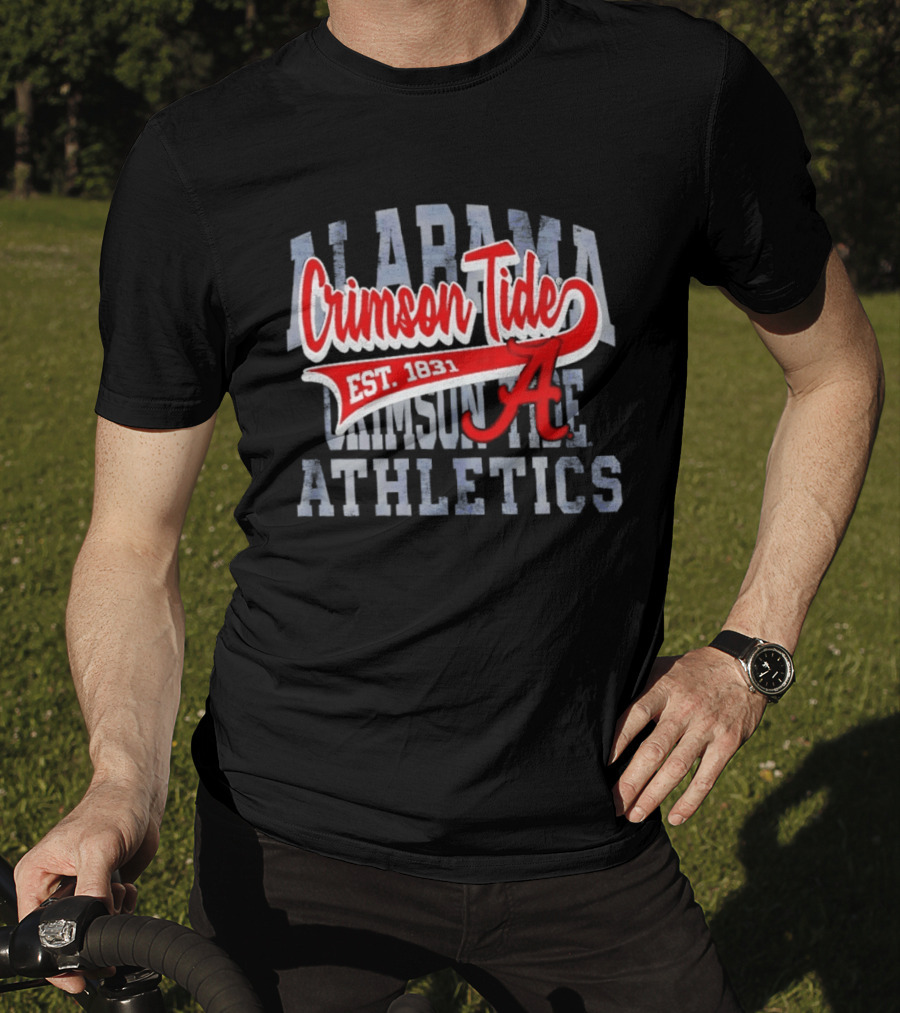 Alabama Crimson Tide Athletics Est 1831 Distressed T-Shirt