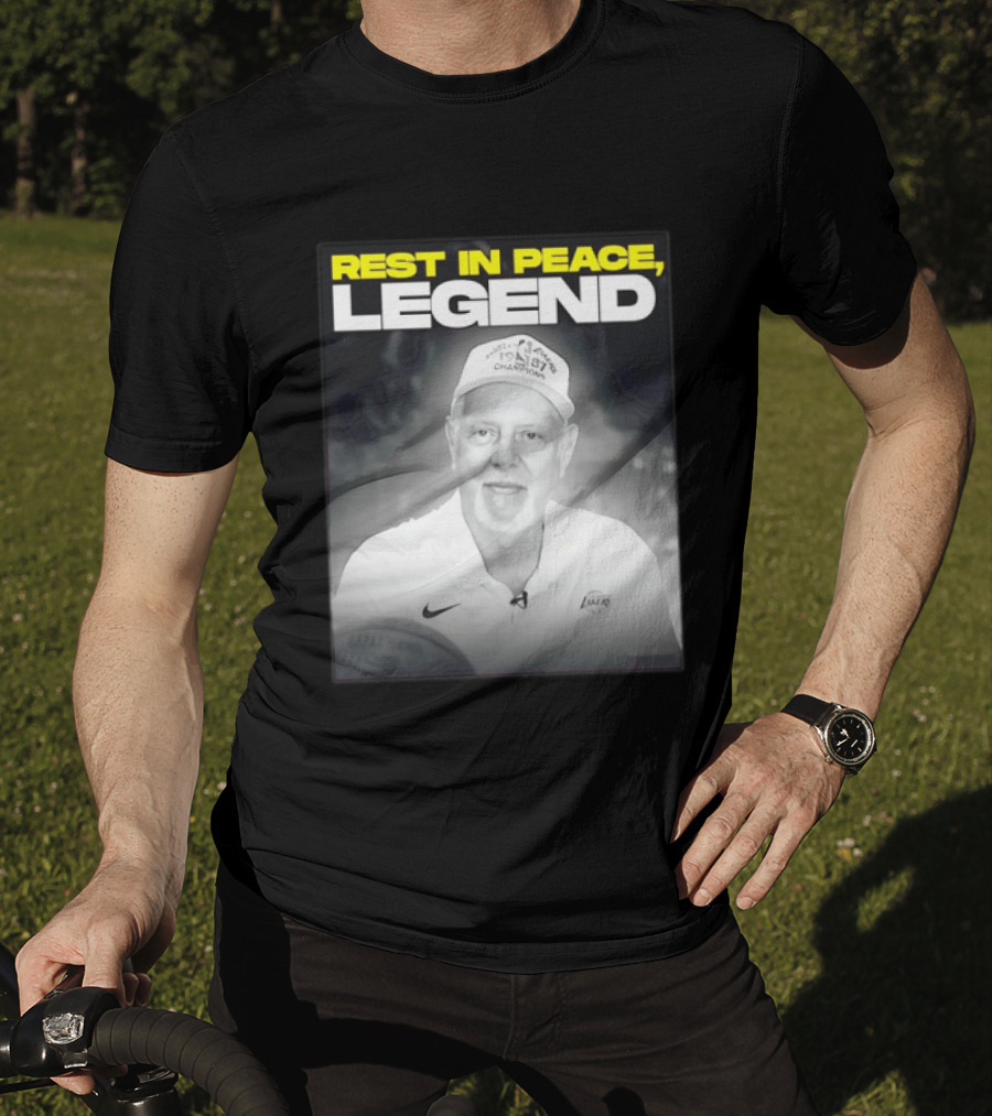 Rest In Peace Legend 1959 Champions Voice Of The Los Angeles Lakers T-Shirt