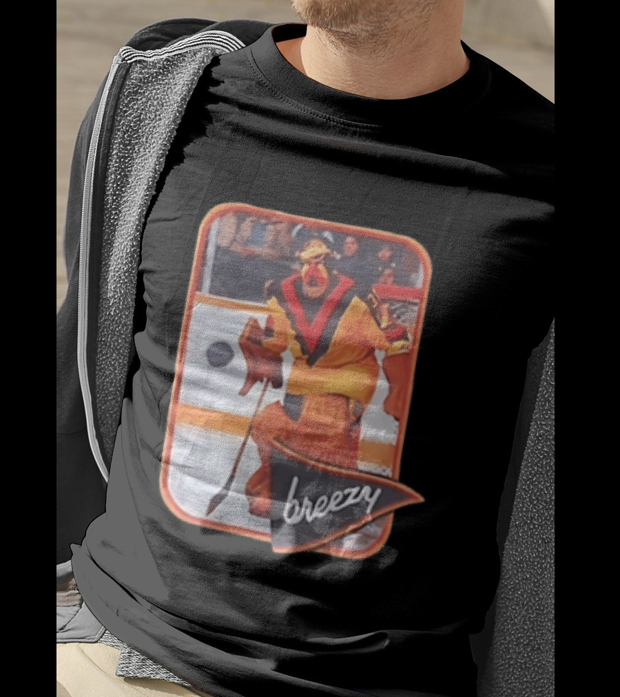 Richard Brodeur Vancouver Canucks NHL Breezy Retro Goalie Gear T-Shirt