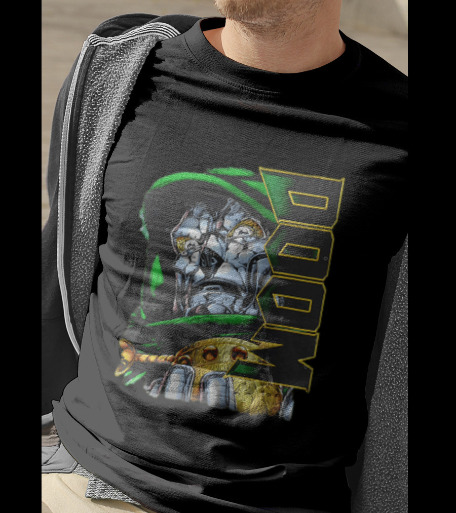 Doctor Doom Marvel Comics DOOM Villain 2 Sided T-Shirt