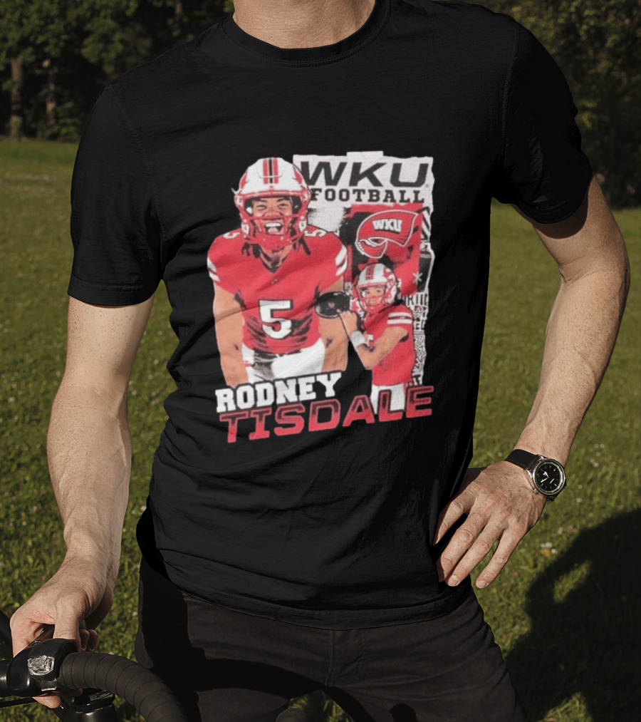 Rodney Tisdale WKU Football Western Kentucky Hilltoppers T-Shirt