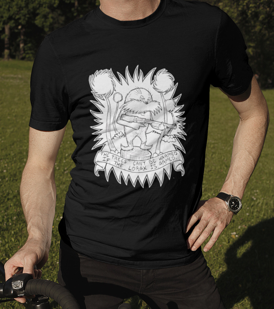 Lorax Shotgun Dr Seuss Trees Mashup T-Shirt