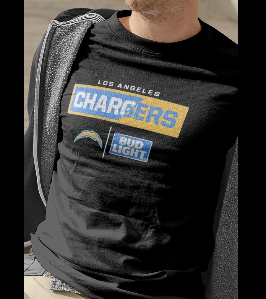 Los Angeles Chargers Bud Light Collaborative Merchandise T-Shirt