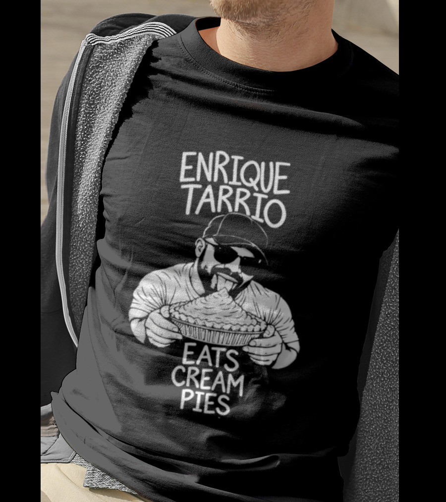 Enrique Tarrio Eats Cream Pies Satire T-Shirt