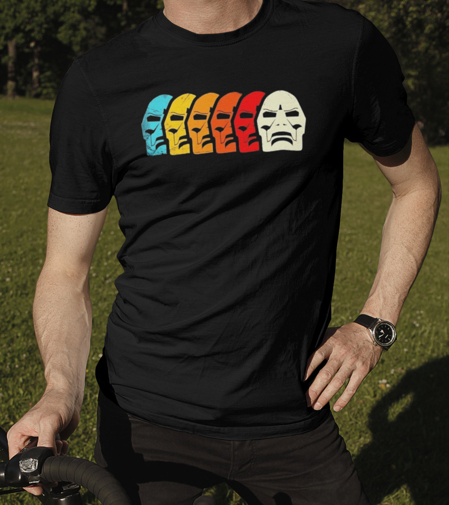 MF Doom Mask Multicolor Hip Hop Rap T-Shirt