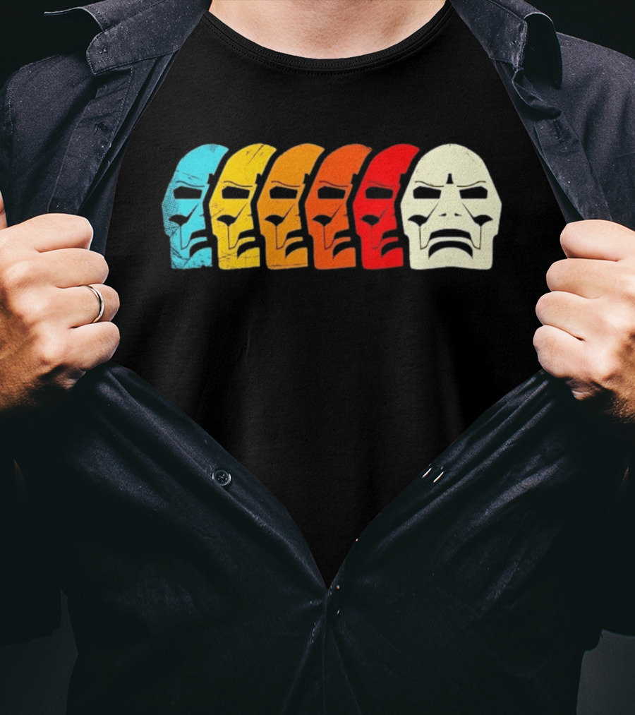 MF Doom Mask Multicolor Hip Hop Rap T-Shirt