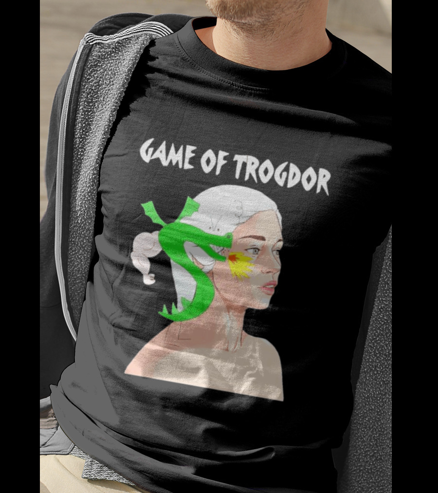 Game Of Trogdor Dragon And Woman T-Shirt