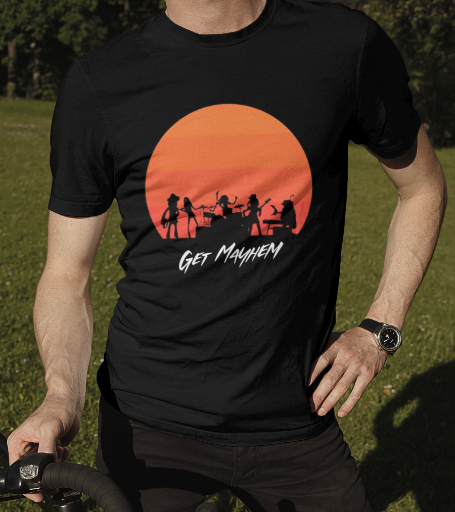 Get Mayhem Band Sunset Concert T-Shirt