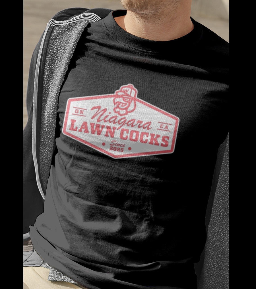 ON Niagara Lawn Cocks CA Since 2025 Rooster T-Shirt