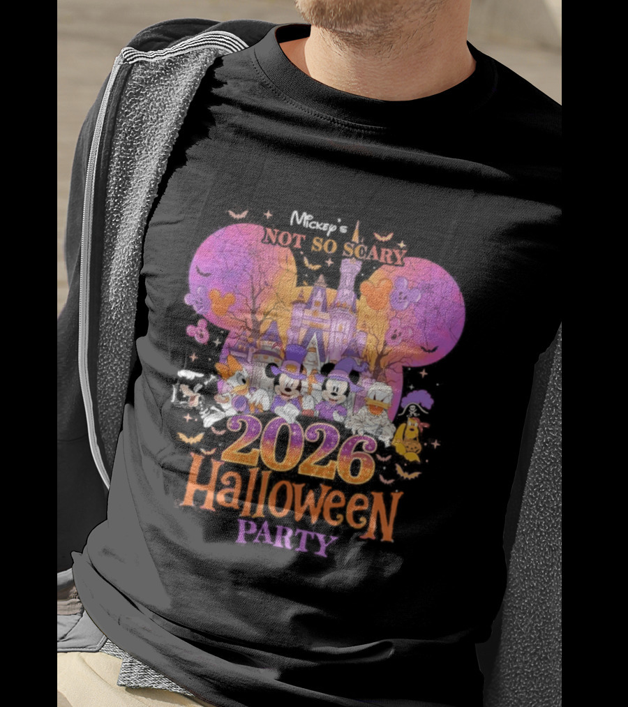 Mickey's Not So Scary 2026 Halloween Party T-Shirt