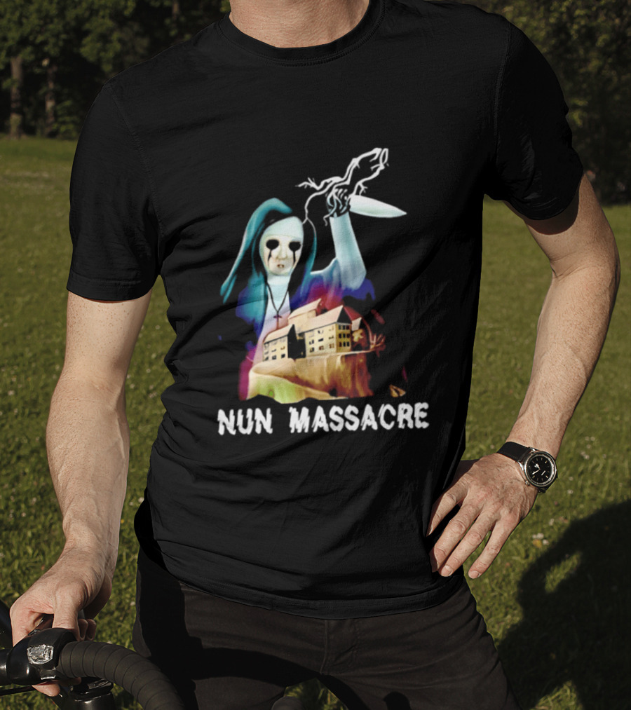 Nun Massacre Horror Game Puppet Combo Slasher T-Shirt