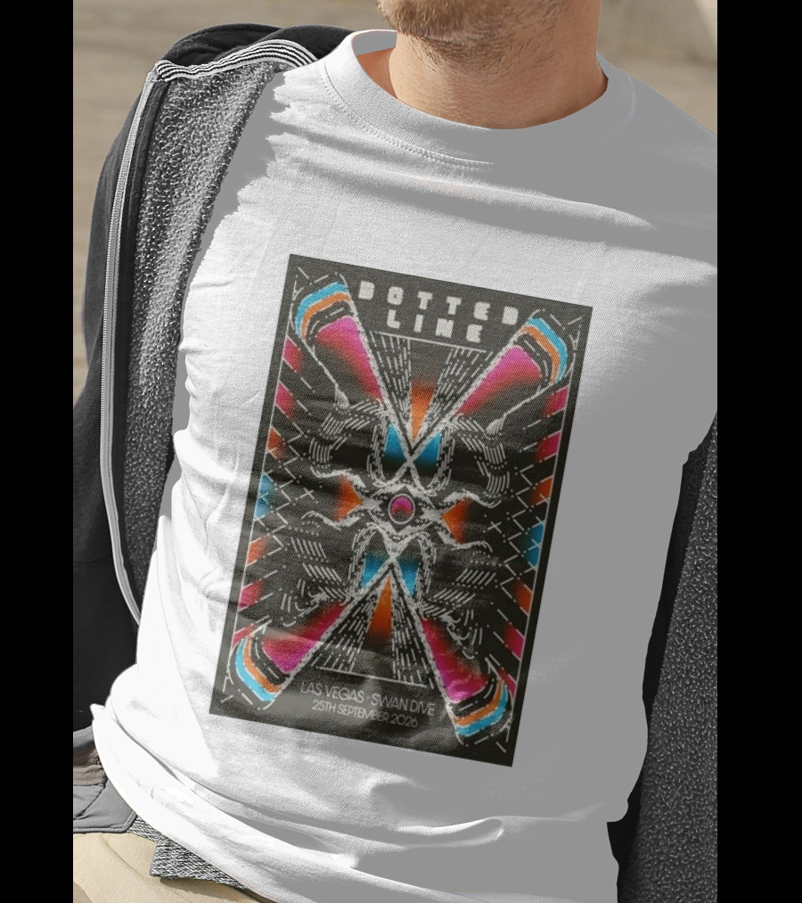 Dotted Line Las Vegas Swan Dive September 25 2026 Concert T-Shirt