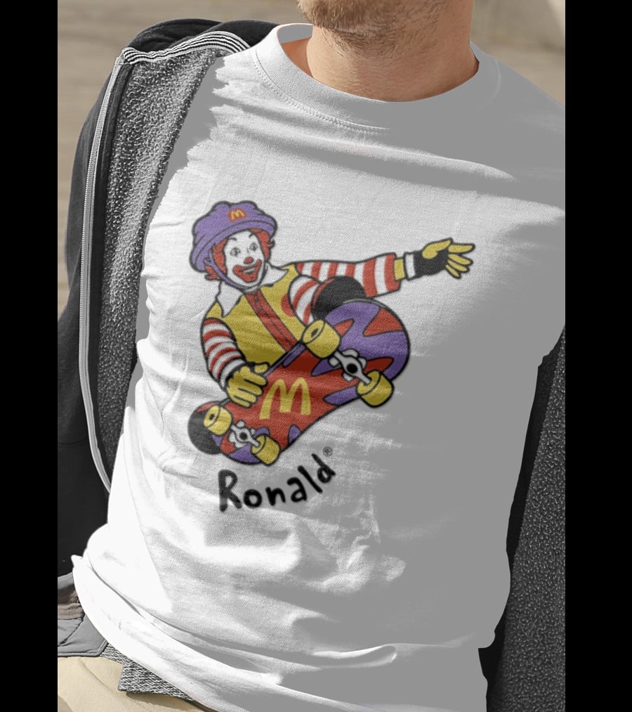 Ronald McDonald Skateboarding McDonald's Fun T-Shirt
