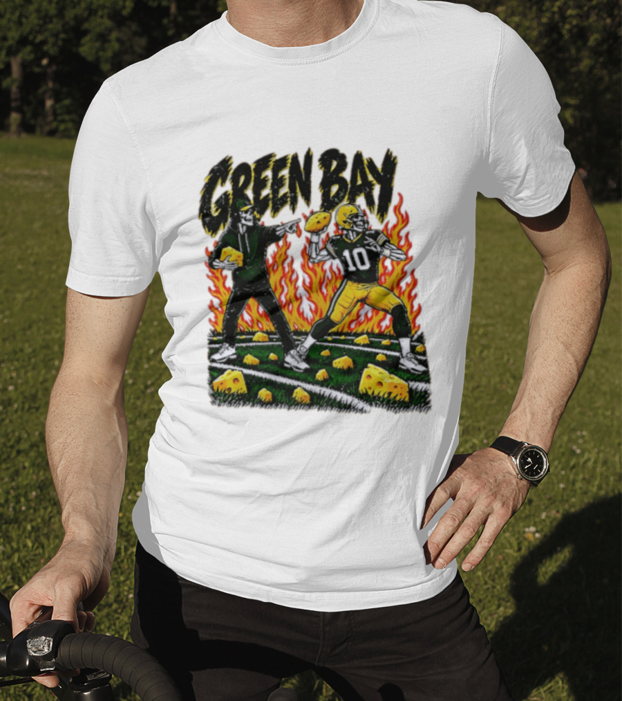 Green Bay Packers Football Skeleton Player Cheeseheads 2026 T-Shirt