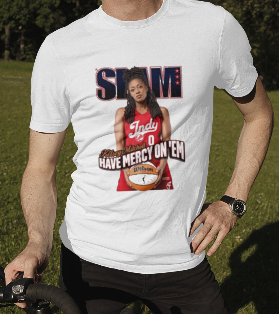 SLAM Indy Kelsey Mitchell Have Mercy On 'Em Basketball T-Shirt