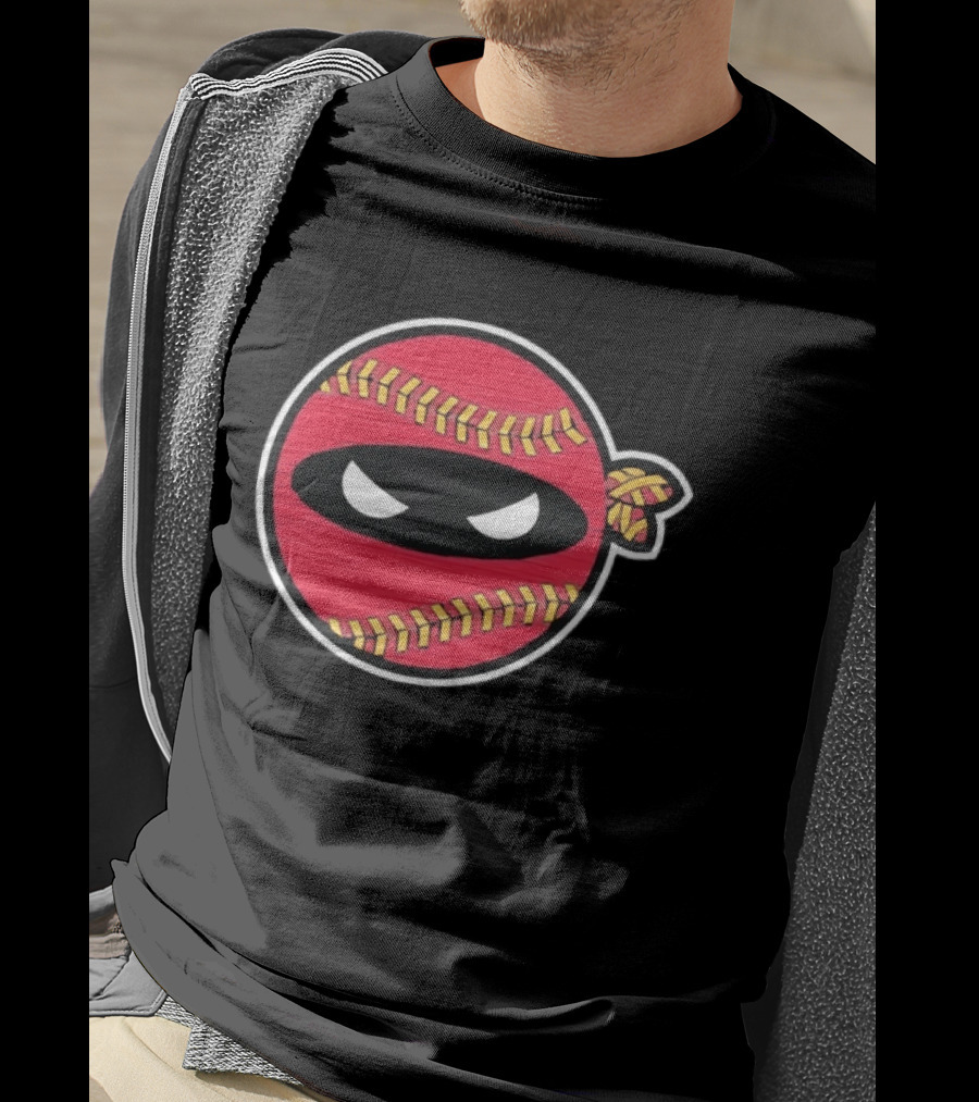 Atlanta Braves Baseball Ninja Face Mask Stitching T-Shirt