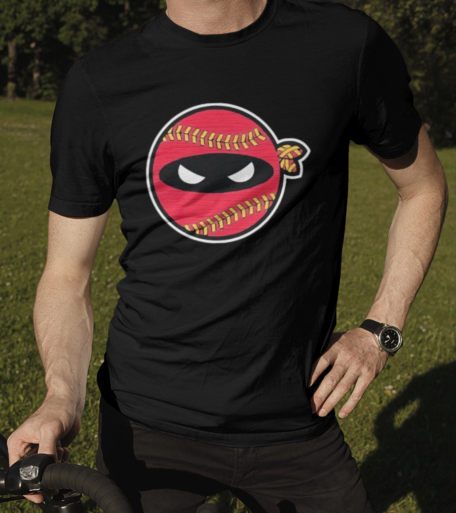 Atlanta Braves Baseball Ninja Face Mask Stitching T-Shirt