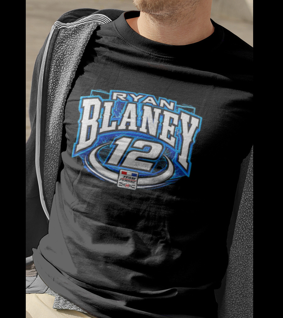 Ryan Blaney Team Penske 12 NASCAR Racing Fan T-Shirt