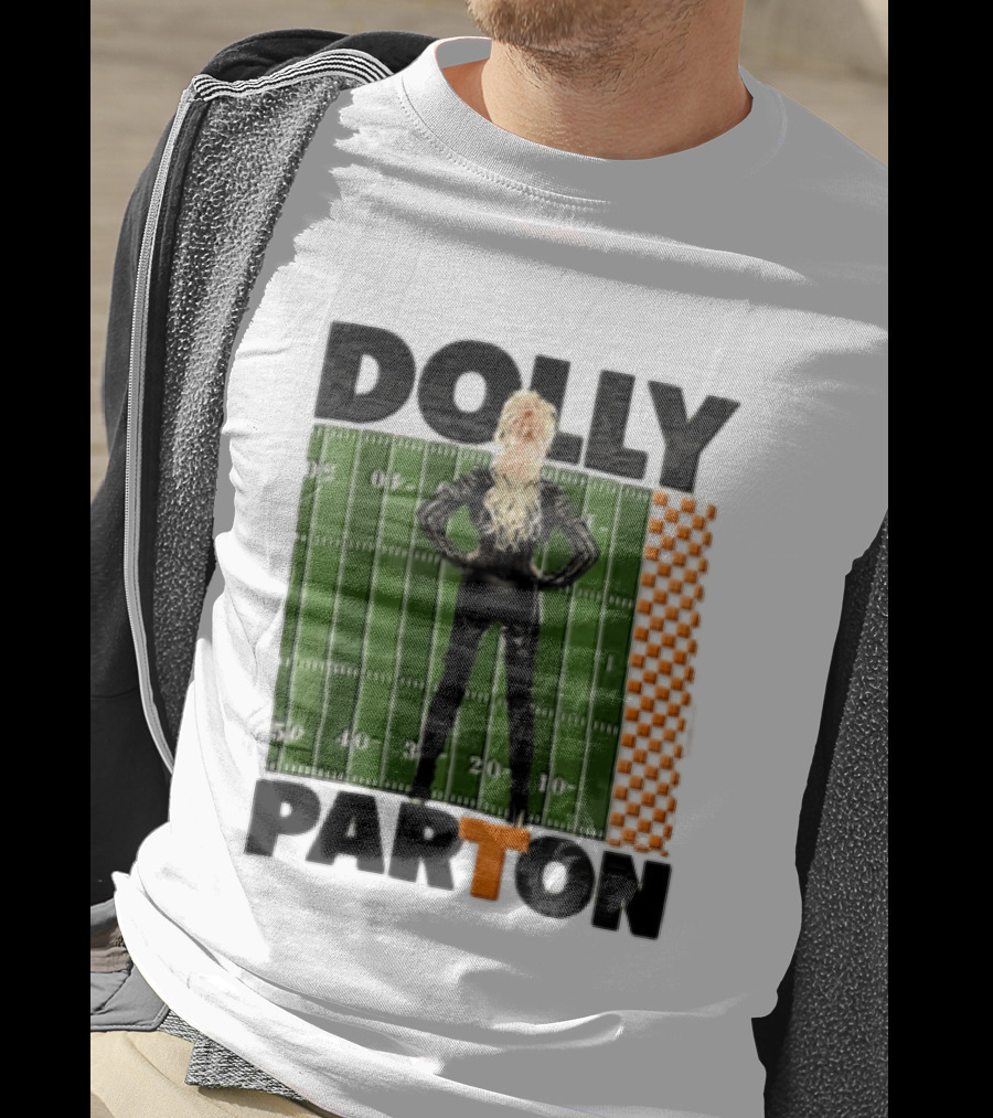 Dolly Parton Tennessee Volunteers Football Field T-Shirt