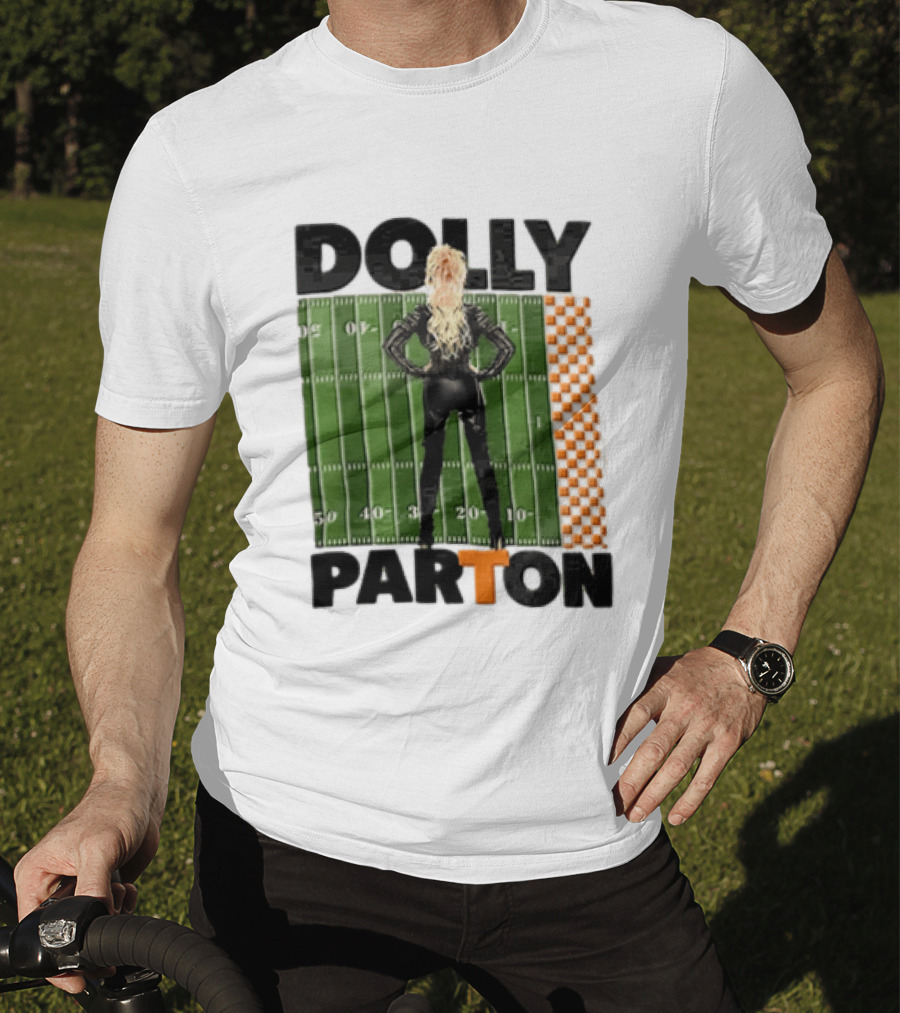 Dolly Parton Tennessee Volunteers Football Field T-Shirt