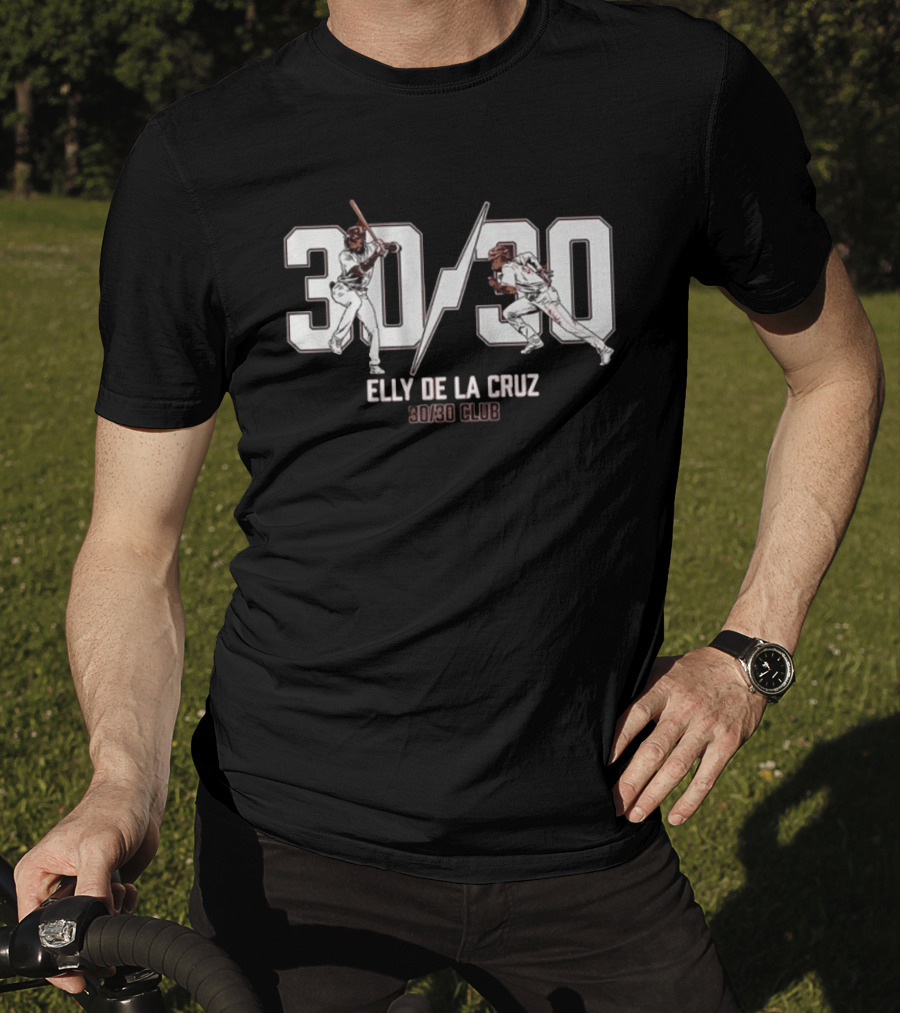 Elly De La Cruz 30/30 Club Baseball Achievement Sports Fan Recognition T-Shirt