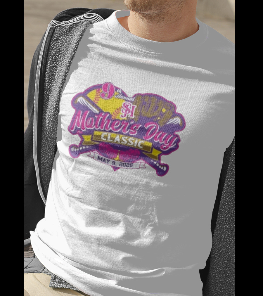 9th Annual SJ Heat Softball Mother's Day Classic May 9 2026 T-Shirt
