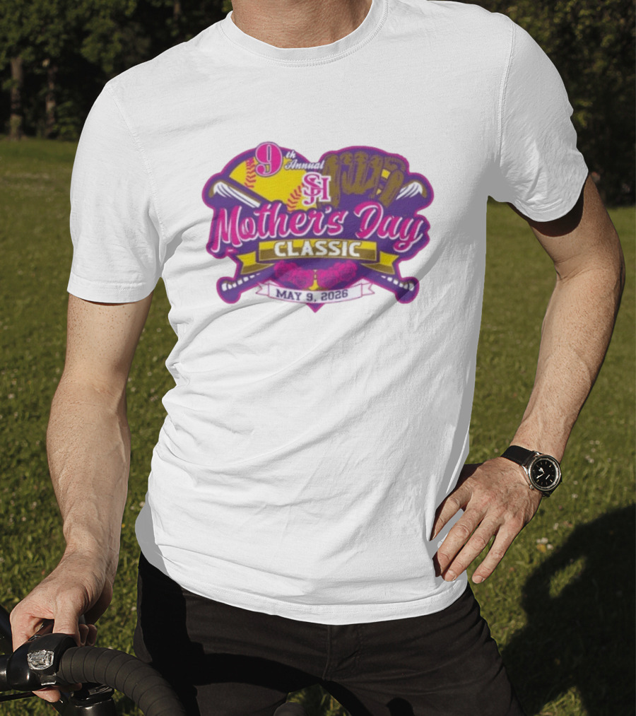 9th Annual SJ Heat Softball Mother's Day Classic May 9 2026 T-Shirt